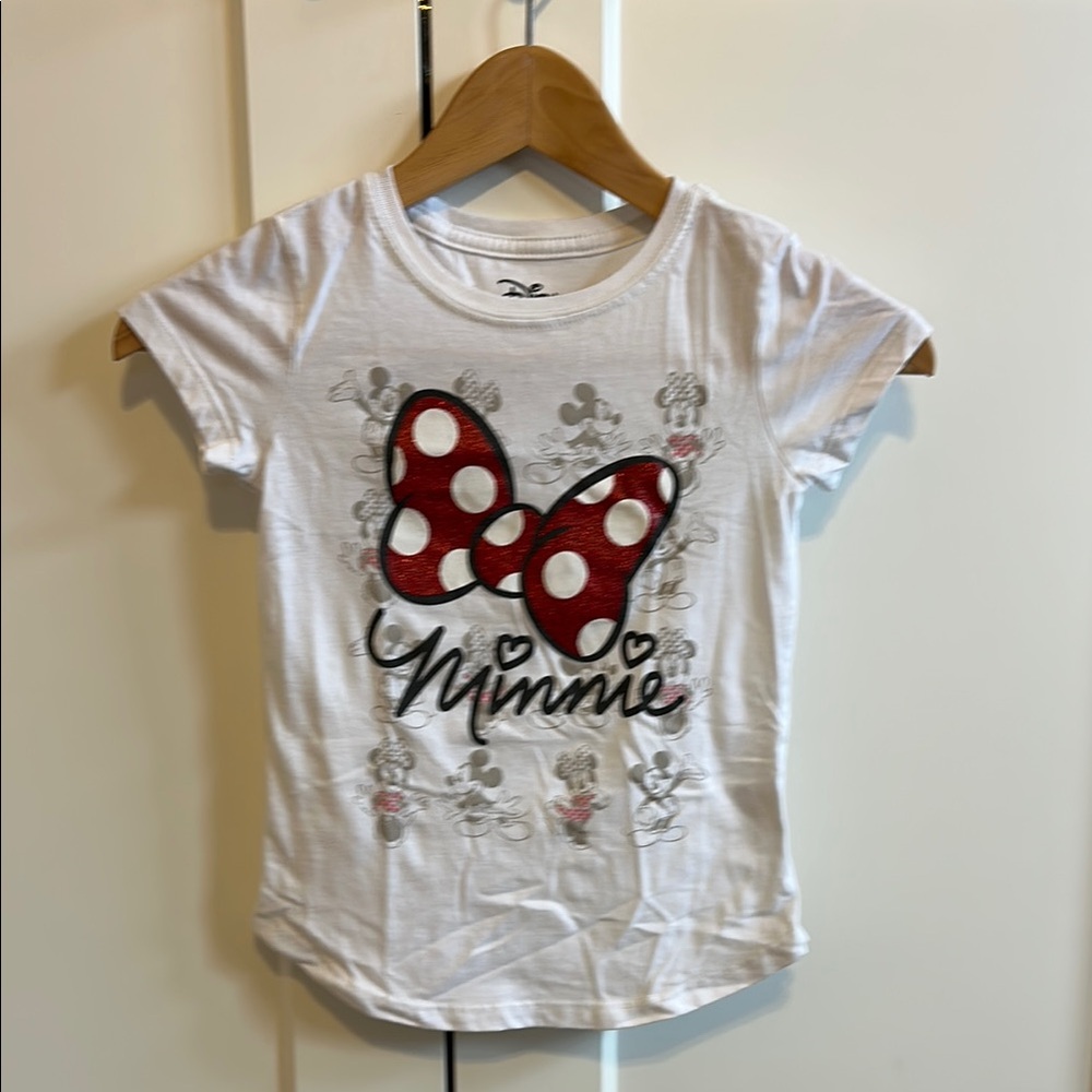 Disney Minnie Mouse White T-Shirt for Kids